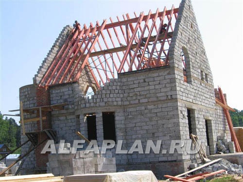 Строительство дома по проекту 25C - фото №8