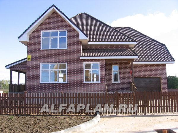 Строительство дома по проекту 44A - фото №1