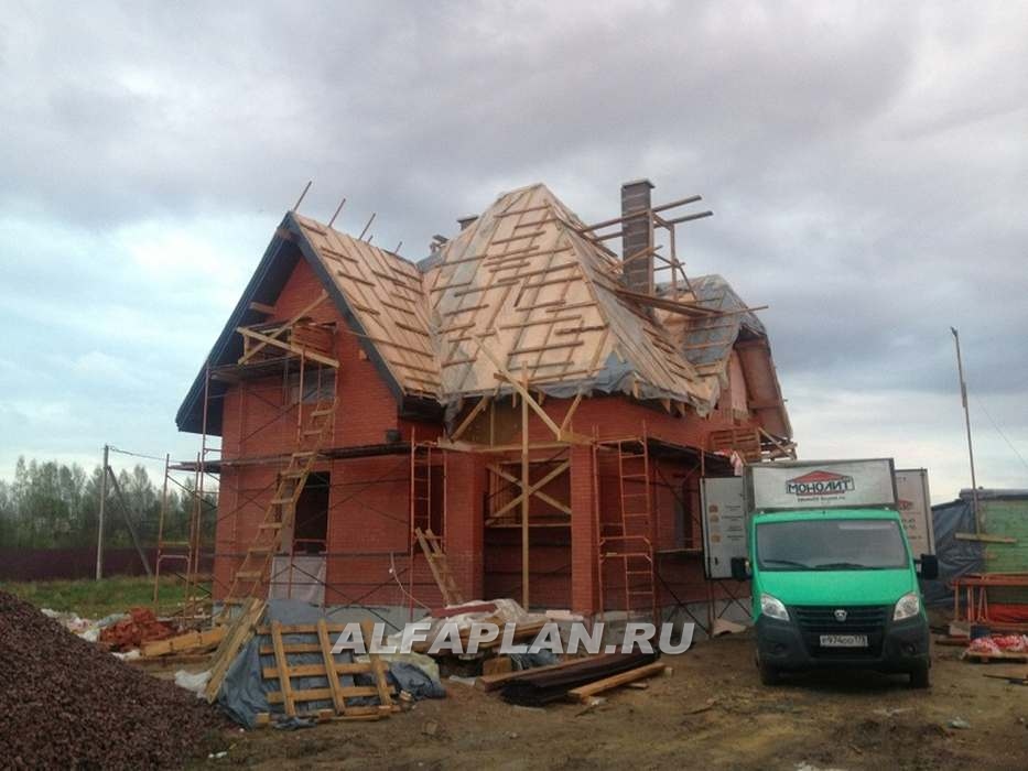 Строительство дома по проекту 47A - фото №5