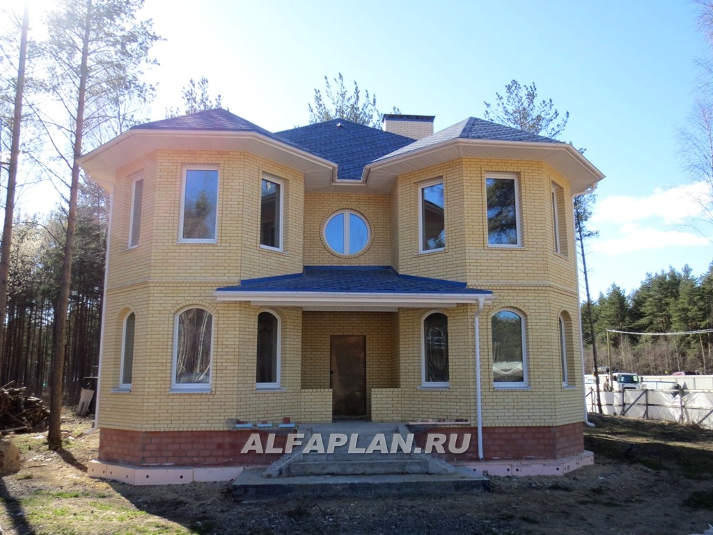 Строительство дома по проекту 49E - фото №6