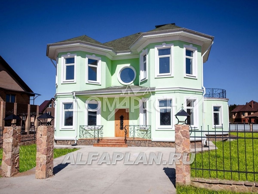 Строительство дома по проекту 49E - фото №1