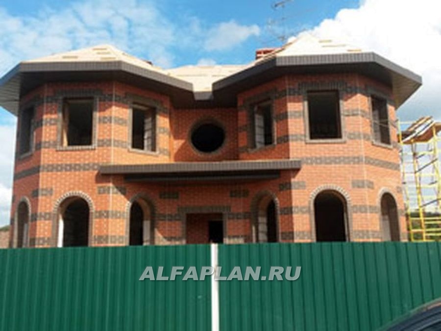 Строительство дома по проекту 49E - фото №1