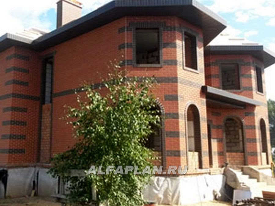 Строительство дома по проекту 49E - фото №3