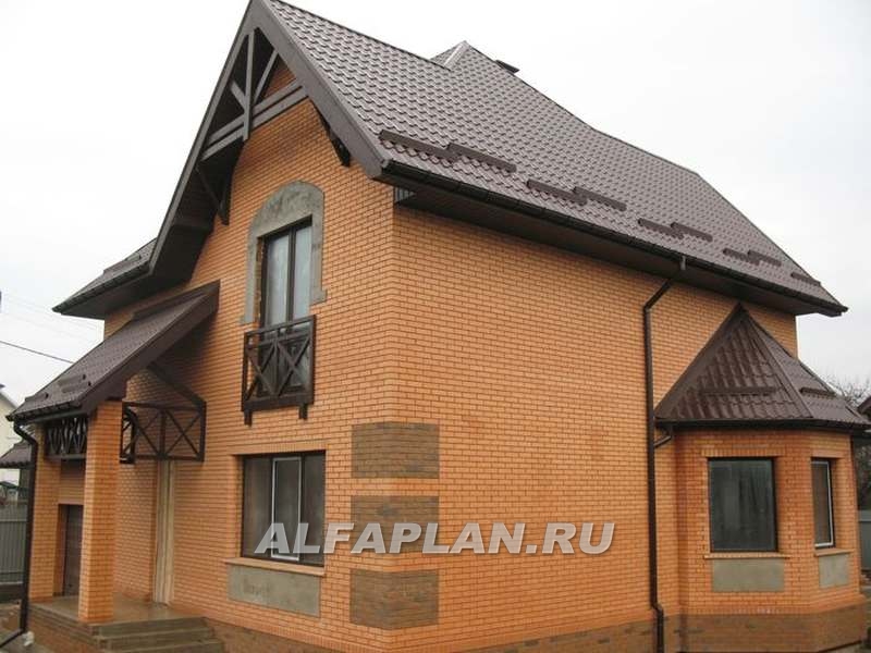 Строительство дома по проекту 55A - фото №2