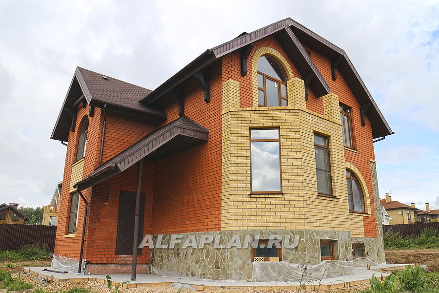 Строительство дома по проекту 70B - фото №3