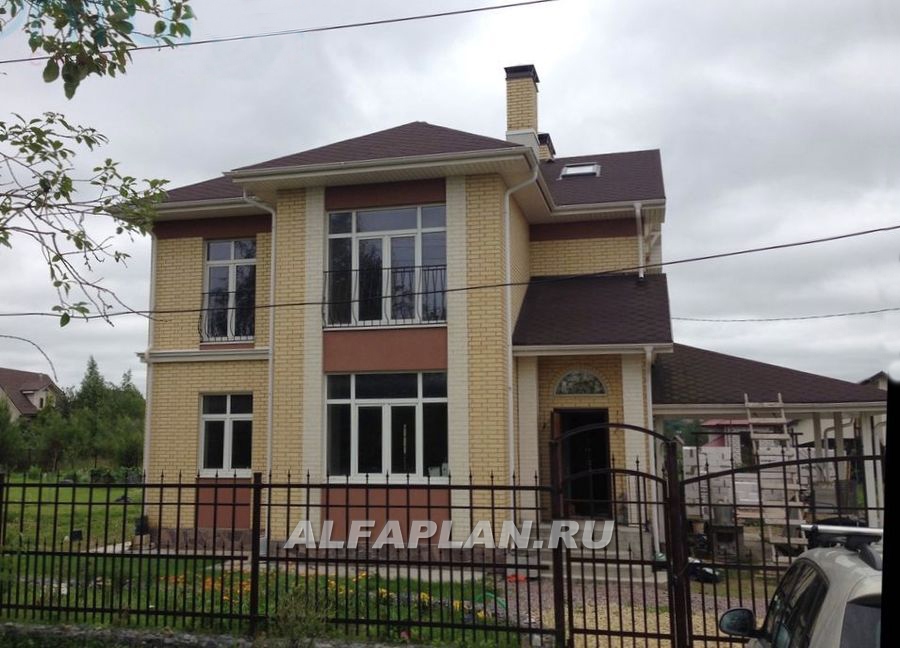 Строительство дома по проекту 82A - фото №1