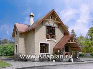 Проекты домов Альфаплан - «Альпенхаус» - альпийское шале - превью основного изображения