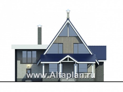 Проекты домов Альфаплан - «Тау Кита» - на Тау Ките - вся жизнь в красоте - превью фасада №4
